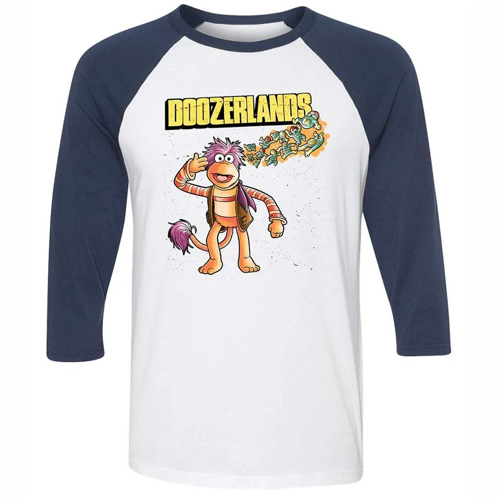 Unisex 3/4 Baseball Tee - ZV857GYX - White/Navy - 8