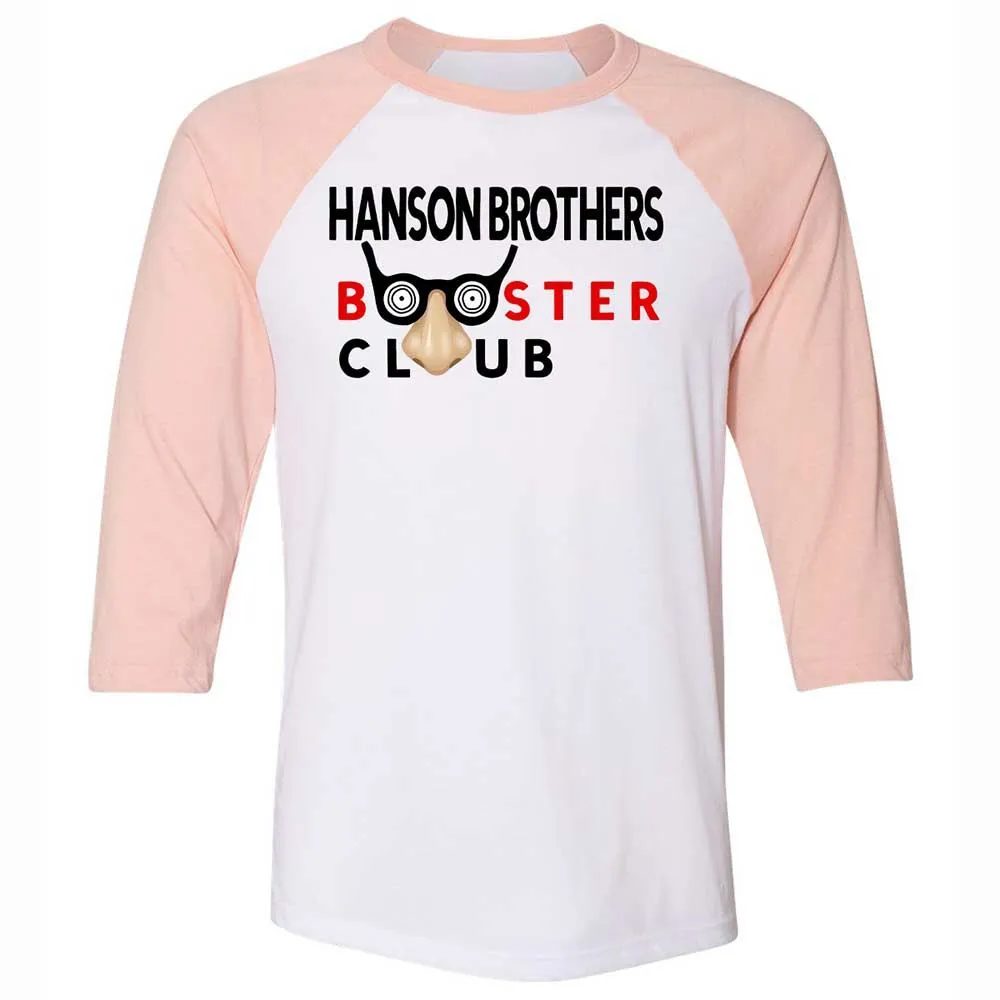 Unisex 3/4 Baseball Tee - E9V5MLR6 - White/Heather Peach - 5
