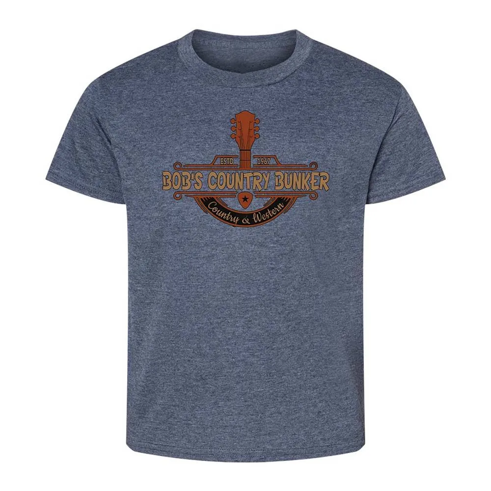 Kids T-Shirt - Y3KXWC1B - Heather Navy - 9