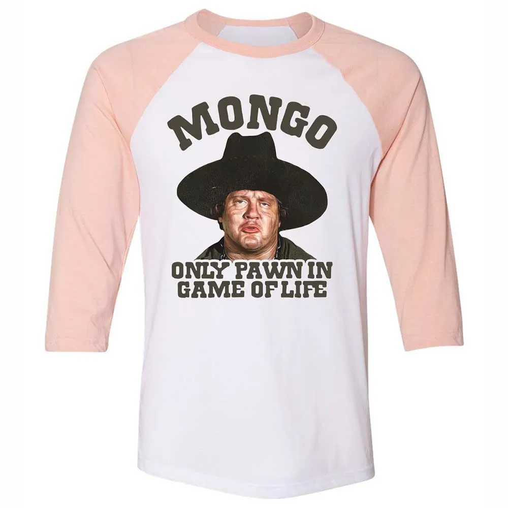 Unisex 3/4 Baseball Tee - 7AUBUKU8 - White/Heather Peach - 5