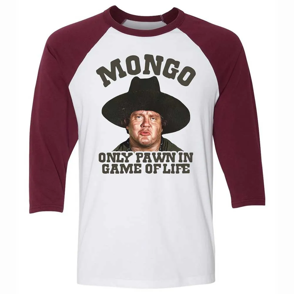 Unisex 3/4 Baseball Tee - 7AUBUKU8 - White/Maroon - 7