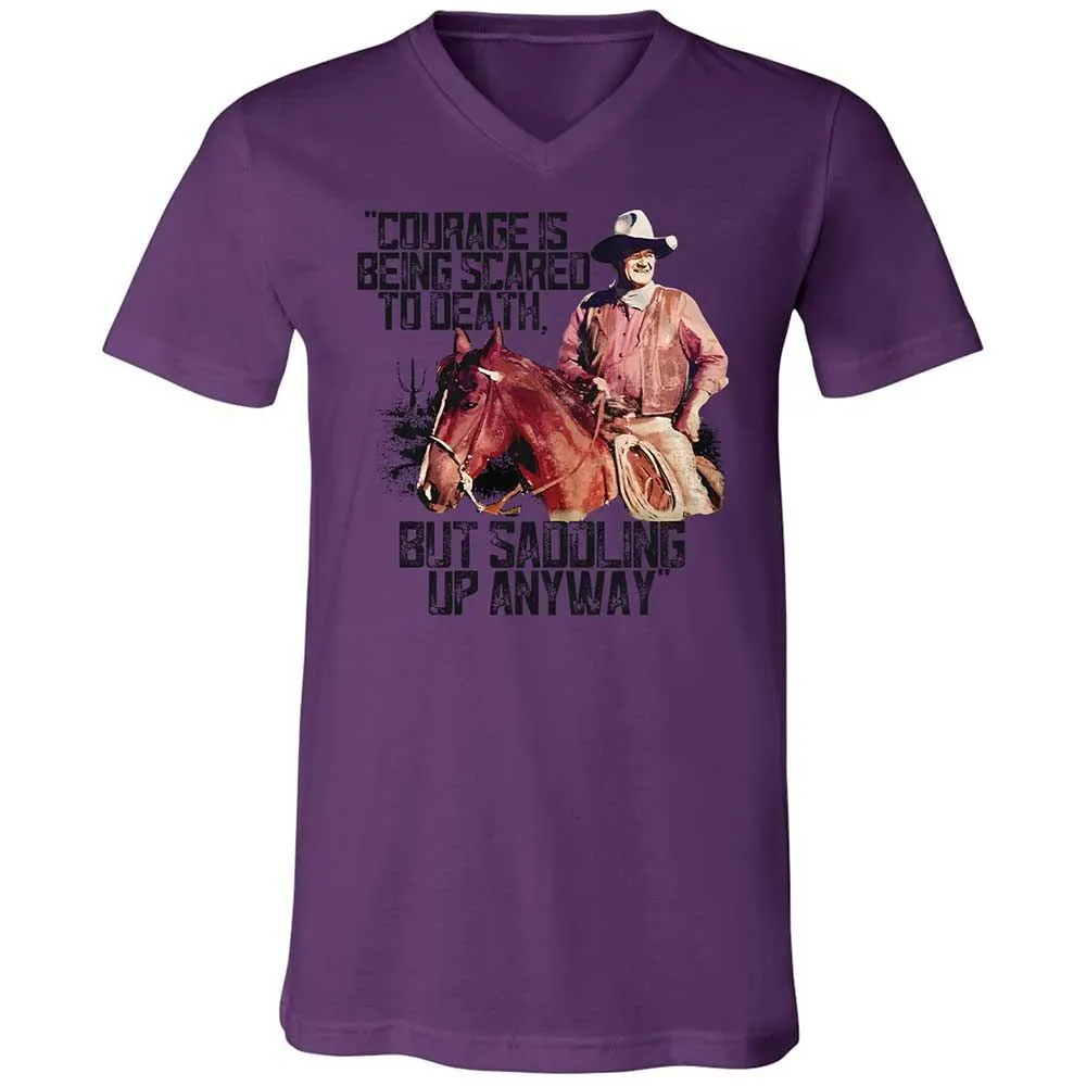 Courage is being scared to death, but saddling up anyway - Team Purple - 10