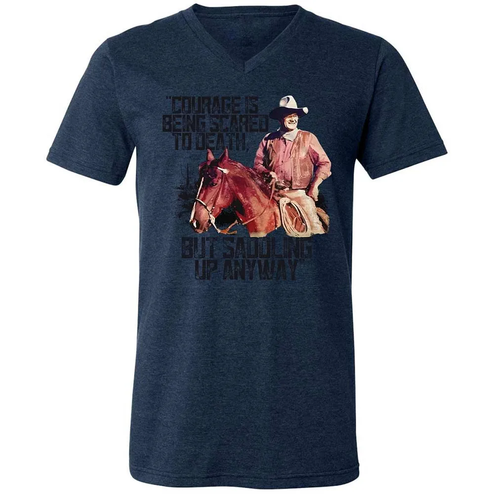 Courage is being scared to death, but saddling up anyway - Heather Navy - 13