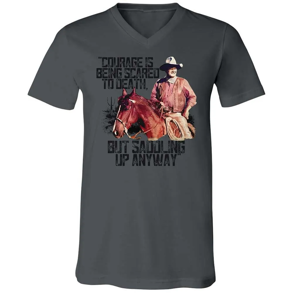 Courage is being scared to death, but saddling up anyway - Asphalt - 16
