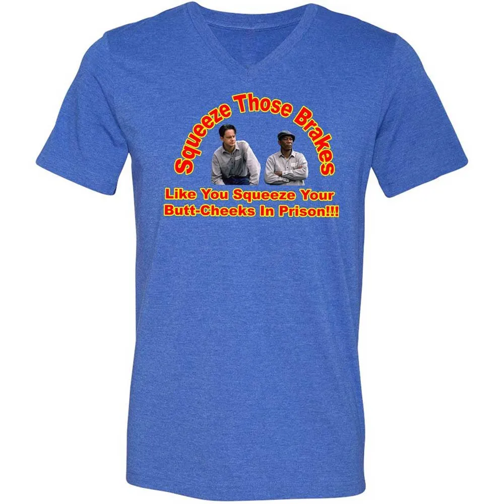 Unisex V-Neck T-Shirt - VT98WLFR - Heather True Royal - 4