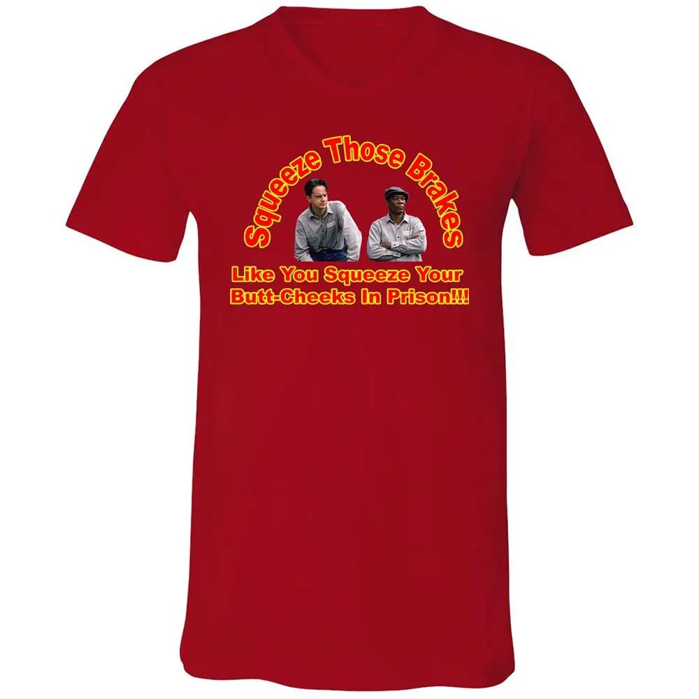 Unisex V-Neck T-Shirt - VT98WLFR - Red - 5