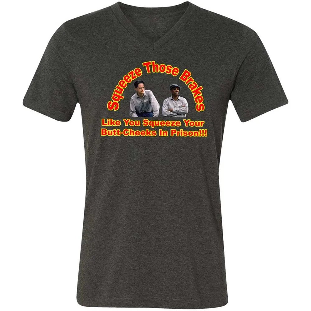 Unisex V-Neck T-Shirt - VT98WLFR - Dark Grey Heather - 8