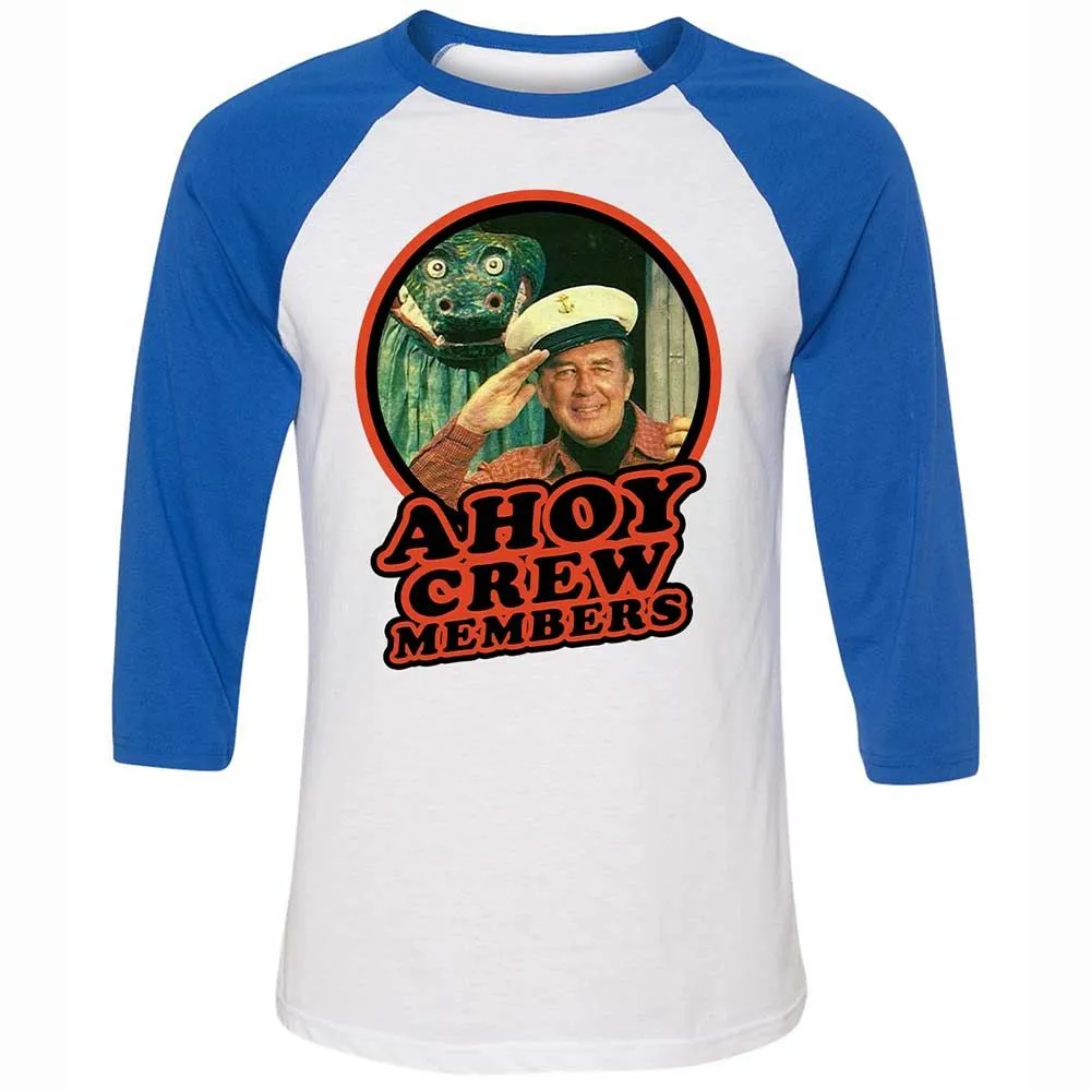 Unisex 3/4 Baseball Tee - 4USJLCKS - White/True Royal - 10