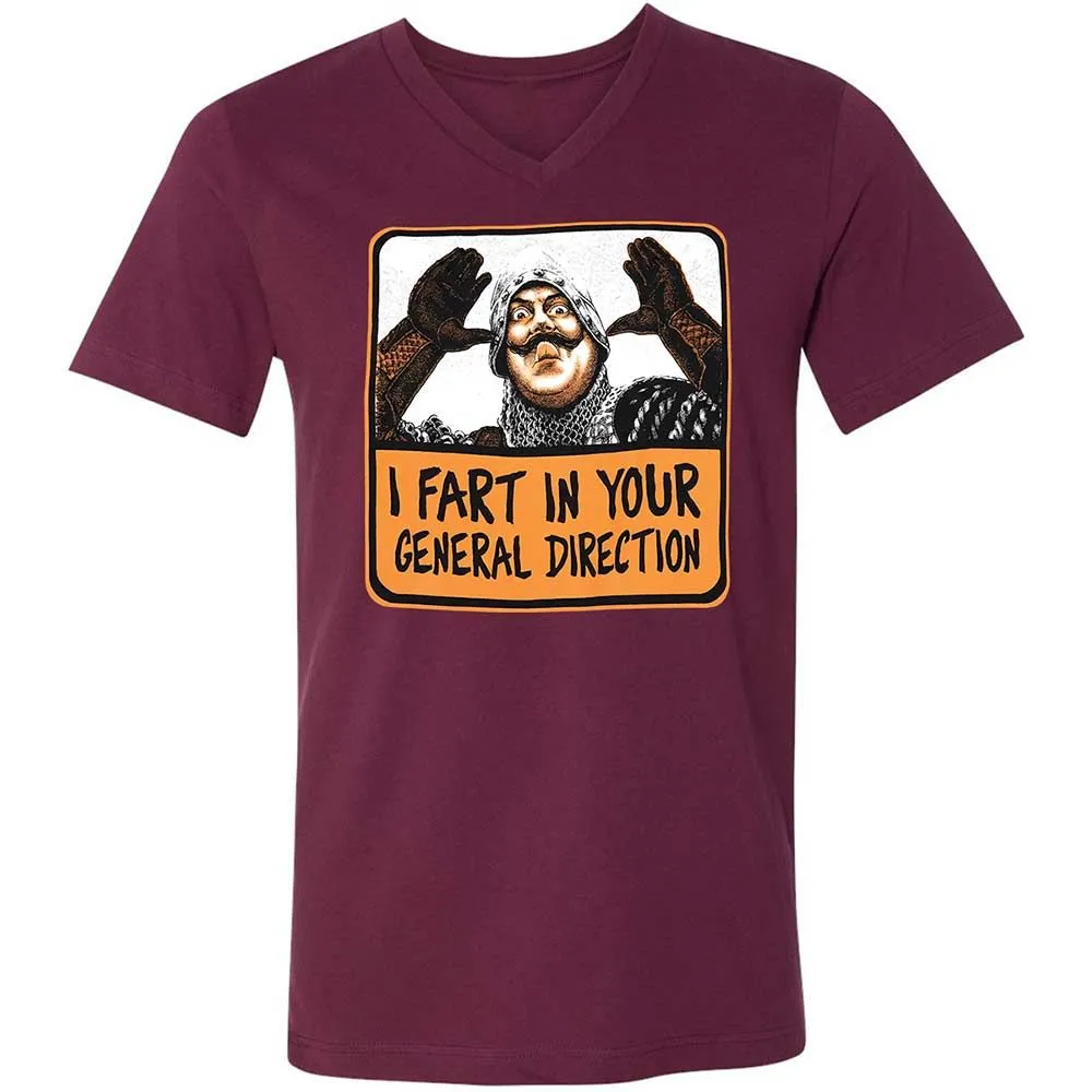 Unisex V-Neck T-Shirt - SM2Y2CWA - Maroon - 8