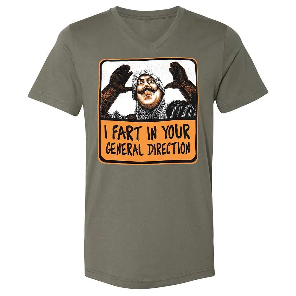 Unisex V-Neck T-Shirt - SM2Y2CWA - Military Green - 11