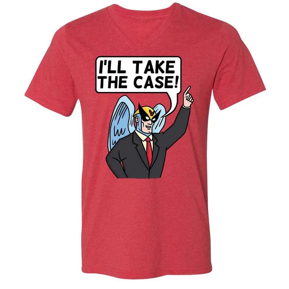 Unisex V-Neck T-Shirt - GWFRSP2K - Heather Red - 6
