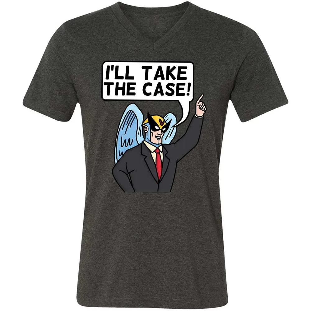 Unisex V-Neck T-Shirt - GWFRSP2K - Dark Grey Heather - 8