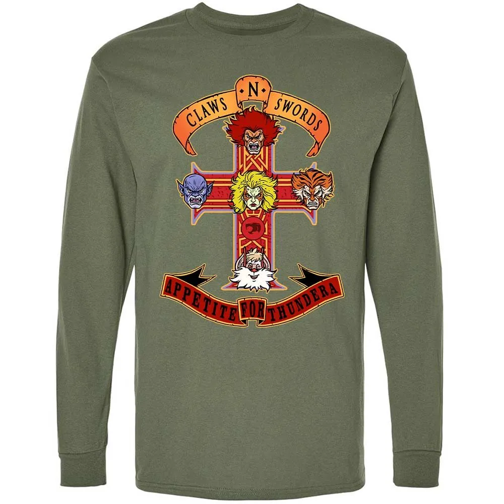 Long Sleeve T-Shirt - HYSDNGJ1 - Military Green - 9