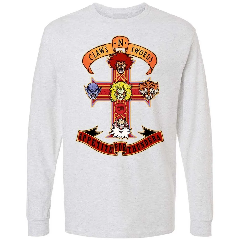 Long Sleeve T-Shirt - HYSDNGJ1 - Ash - 14