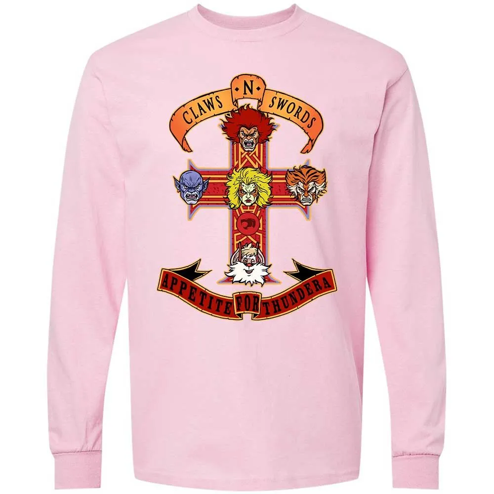 Long Sleeve T-Shirt - HYSDNGJ1 - Light Pink - 16