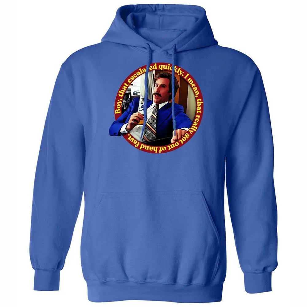 Classic Unisex Hoodie - LG9LUTZF - Royal - 4