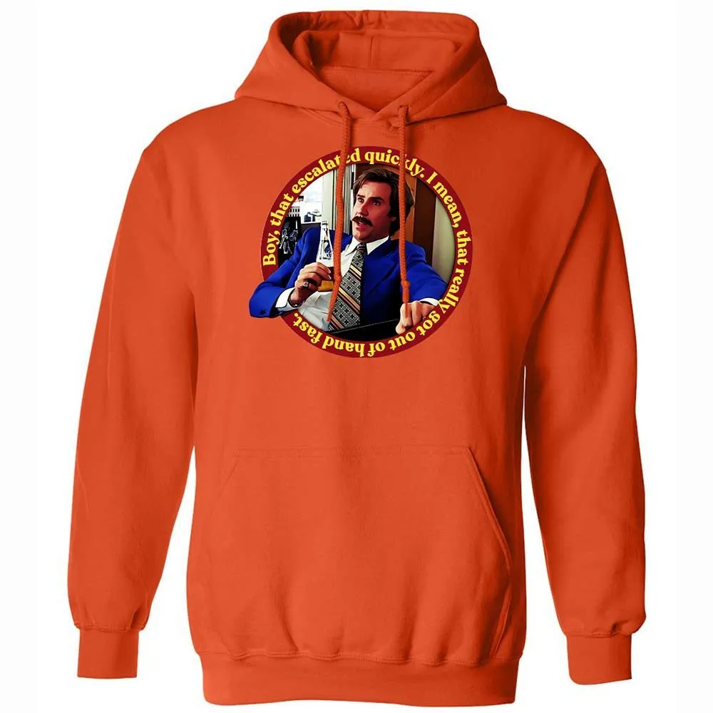 Classic Unisex Hoodie - LG9LUTZF - Orange - 12