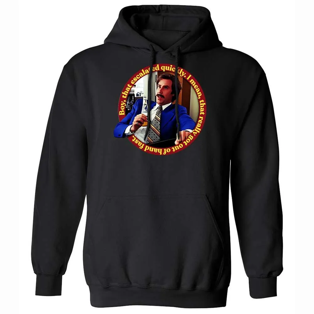 Classic Unisex Hoodie - LG9LUTZF - Black - 14