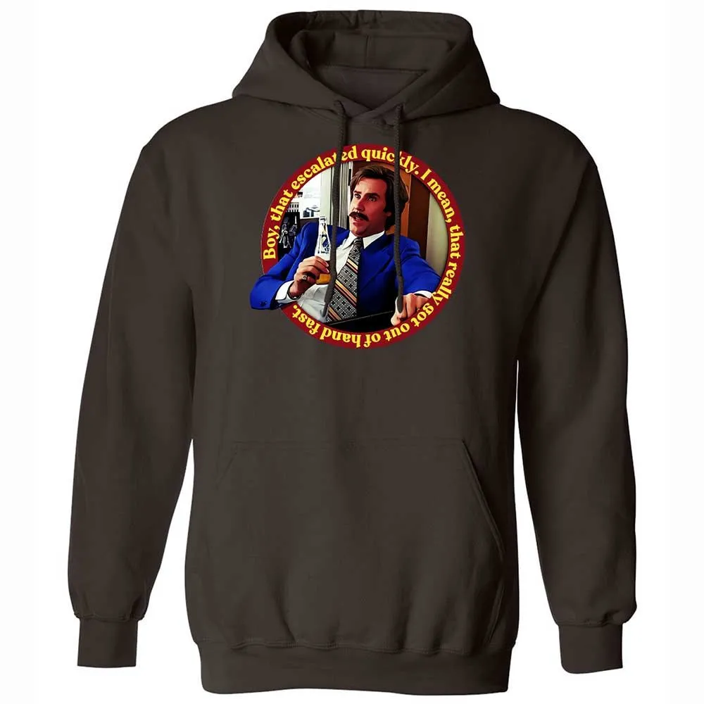 Classic Unisex Hoodie - LG9LUTZF - Dark Chocolate - 18