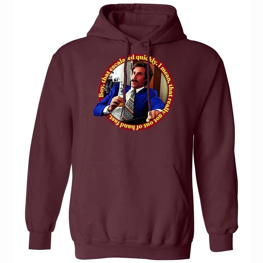 Classic Unisex Hoodie - LG9LUTZF - Maroon - 19