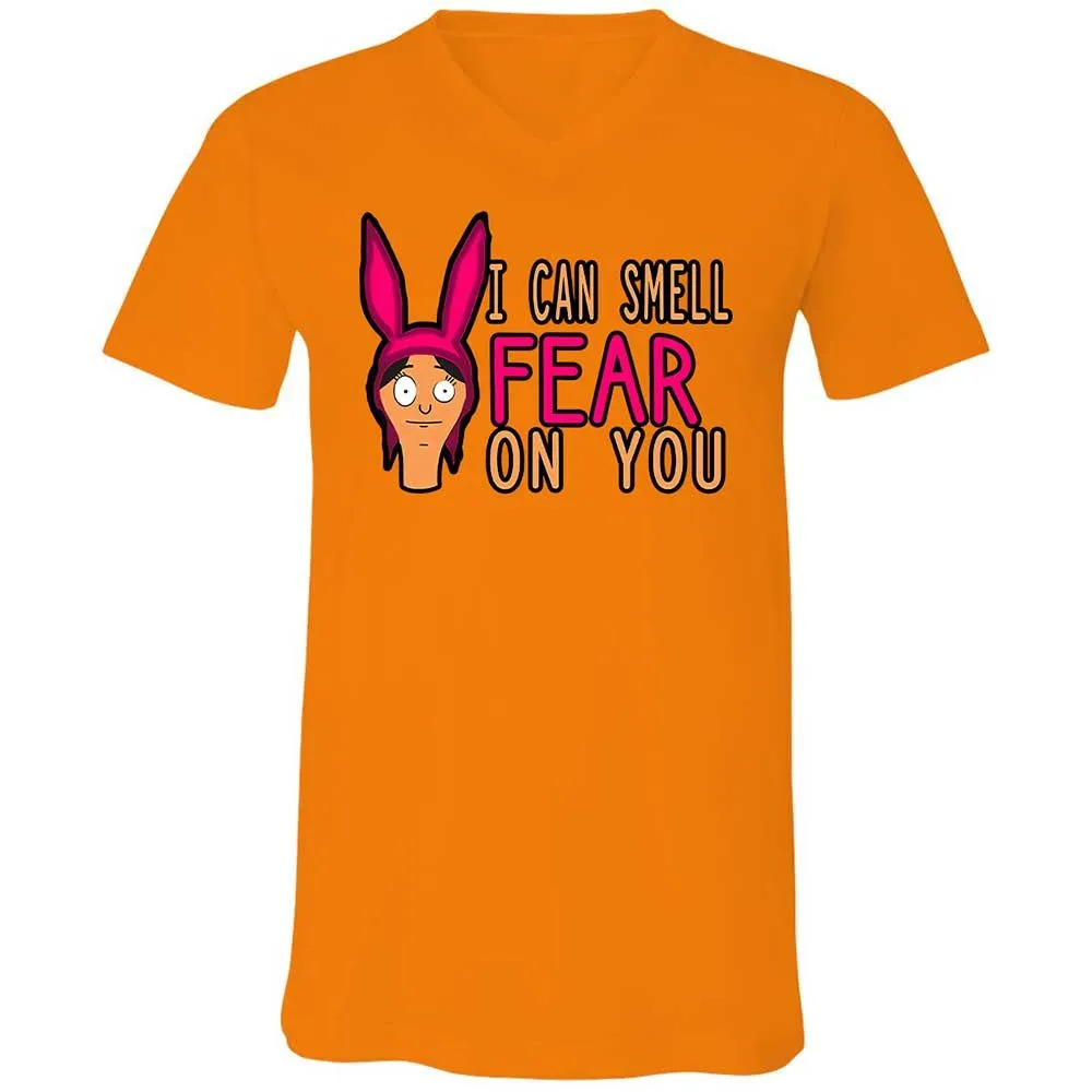 Unisex V-Neck T-Shirt - 14VSJB8Q - Orange - 7
