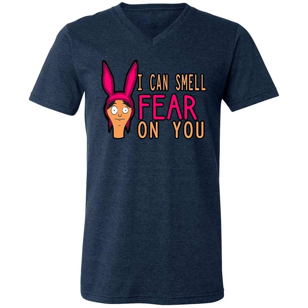 Unisex V-Neck T-Shirt - 14VSJB8Q - Heather Navy - 13