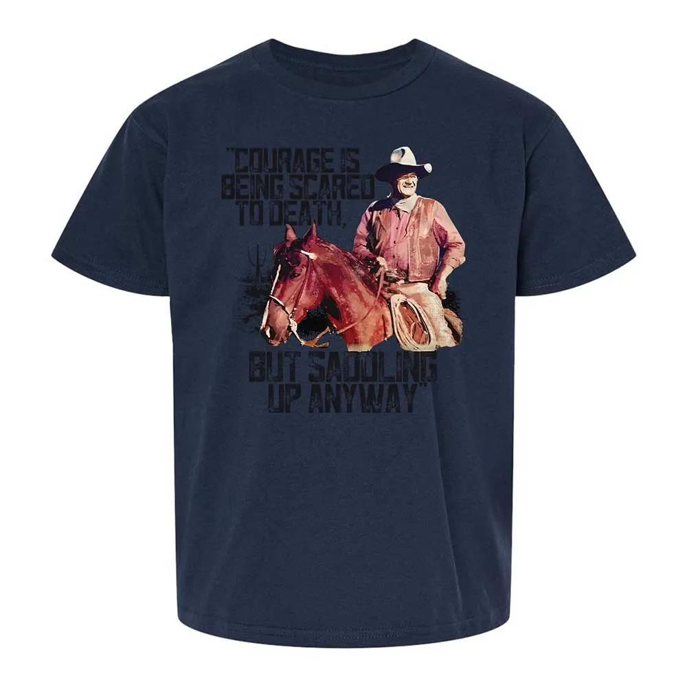 Courage is being scared to death, but saddling up anyway - Navy - 8