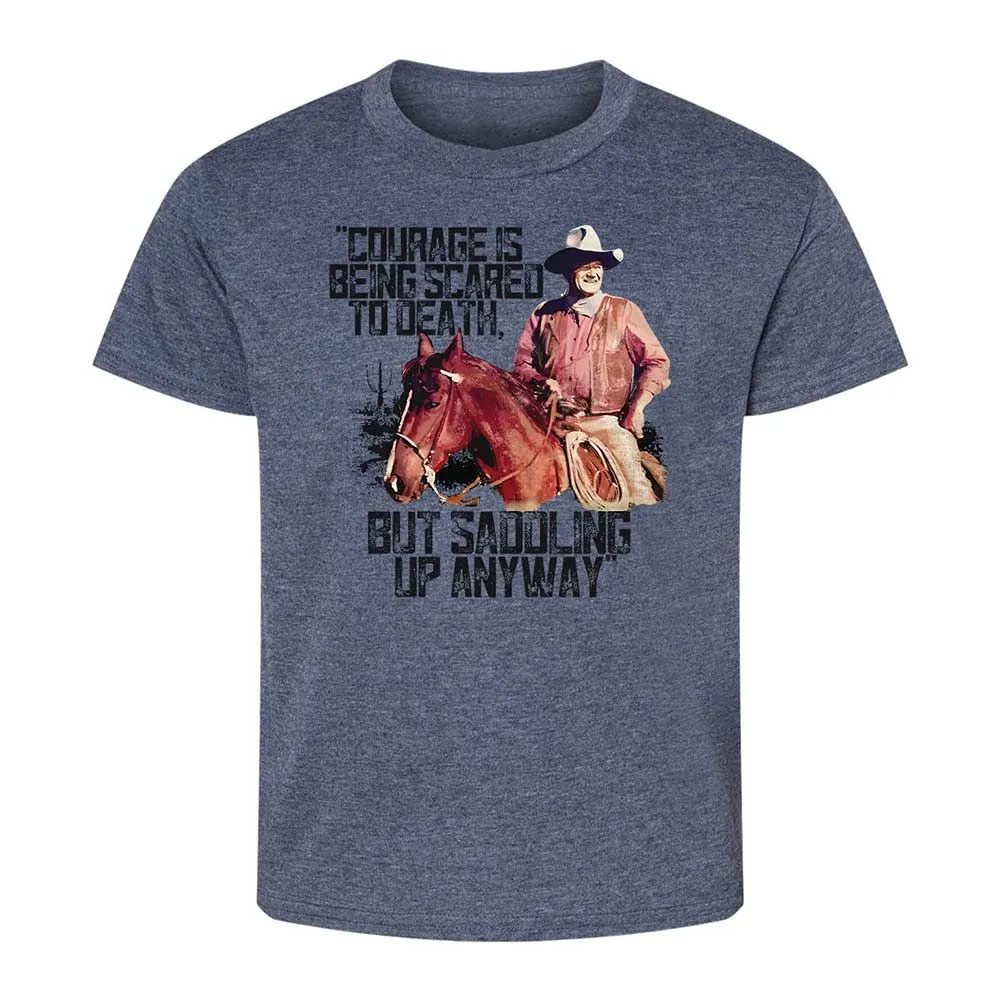 Courage is being scared to death, but saddling up anyway - Heather Navy - 15
