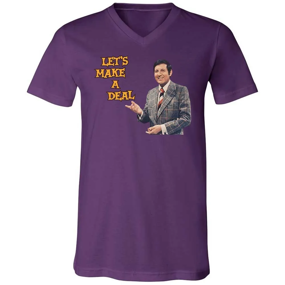 Unisex V-Neck T-Shirt - L3T36L9G - Team Purple - 10