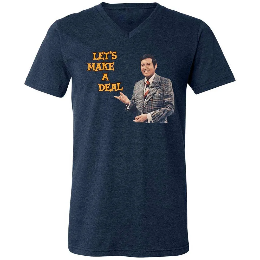 Unisex V-Neck T-Shirt - L3T36L9G - Heather Navy - 13
