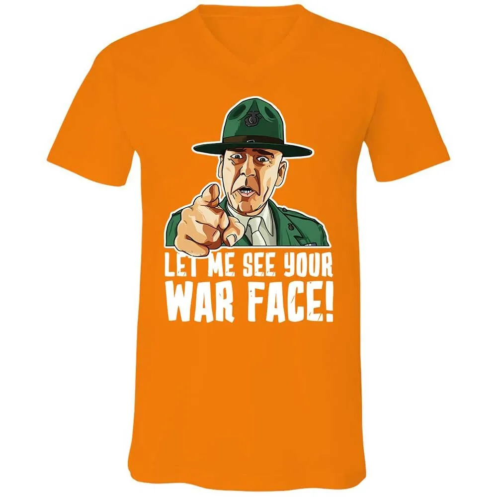 Unisex V-Neck T-Shirt - 9FVX97R9 - Orange - 12