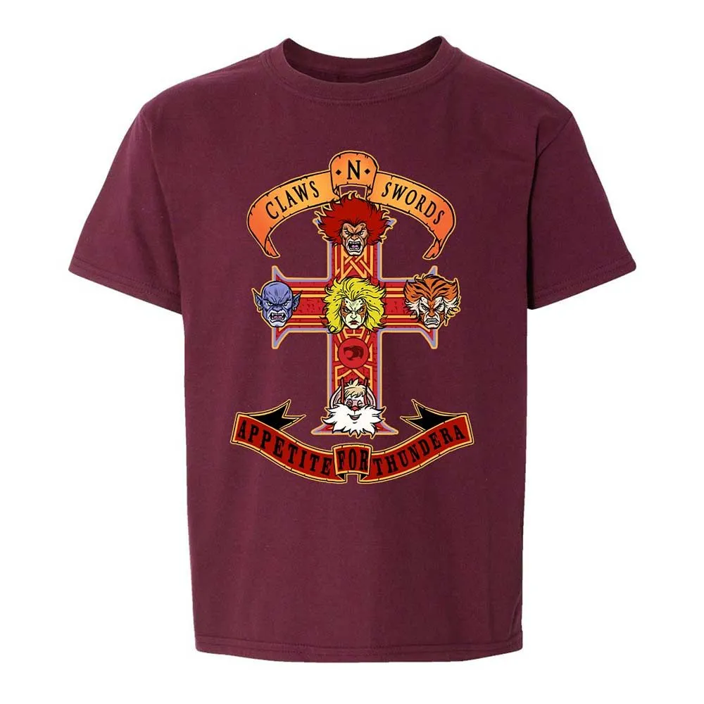 Kids T-Shirt - X2AHL5L9 - Maroon - 14
