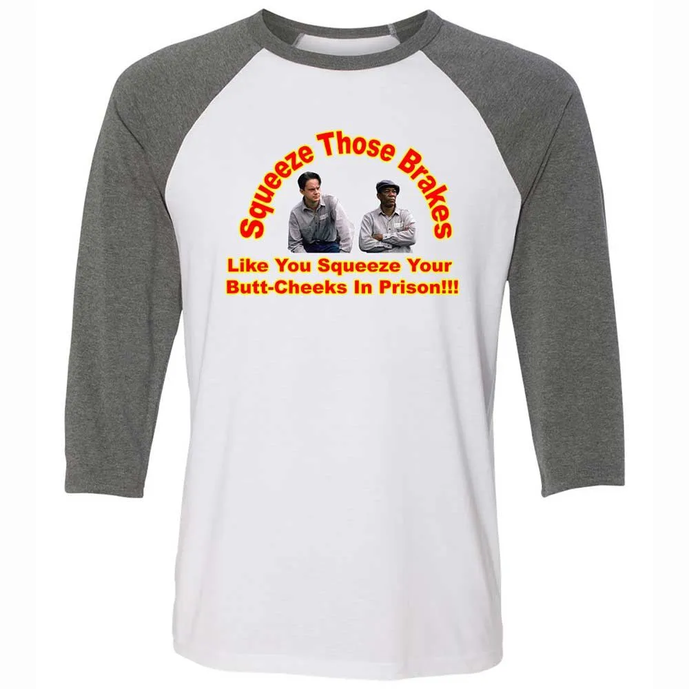Unisex 3/4 Baseball Tee - L51KWDWG - White/Deep Heather - 11