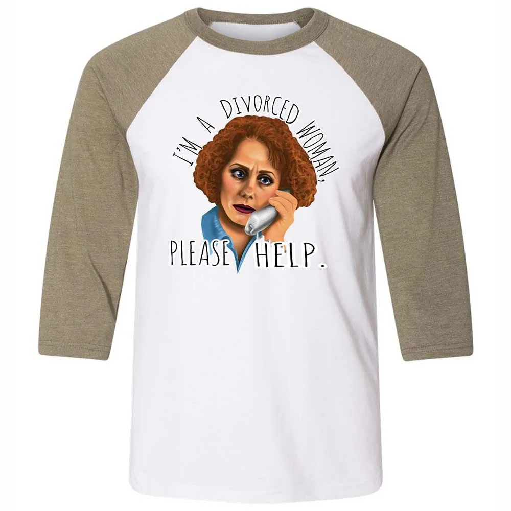 Unisex 3/4 Baseball Tee - VMA7BTR9 - White/Heather Olive - 4