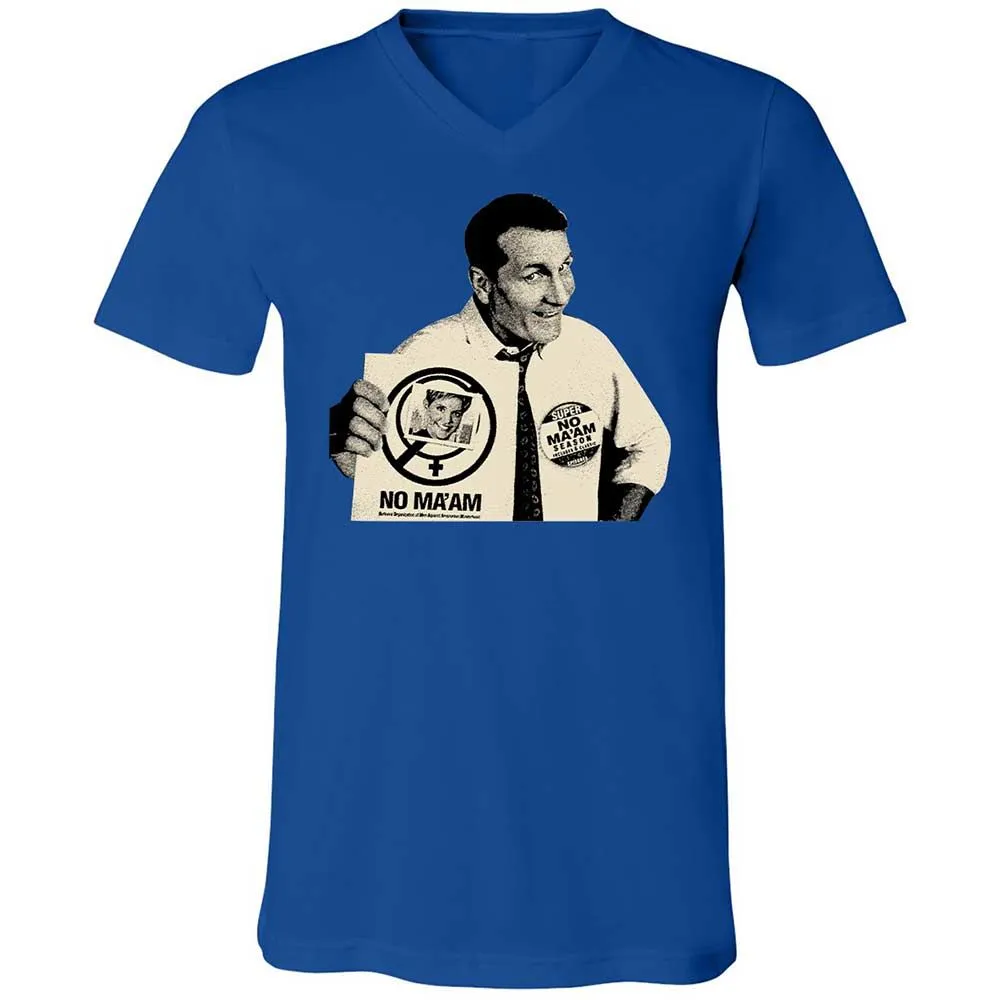 Unisex V-Neck T-Shirt - 8YFSE6ZV - True Royal - 3