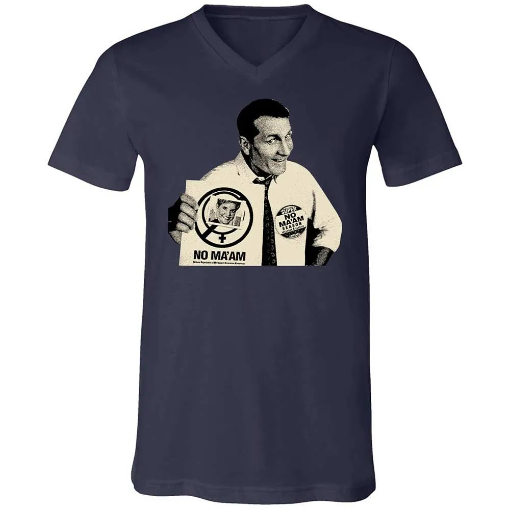 Unisex V-Neck T-Shirt - 8YFSE6ZV - Navy - 12