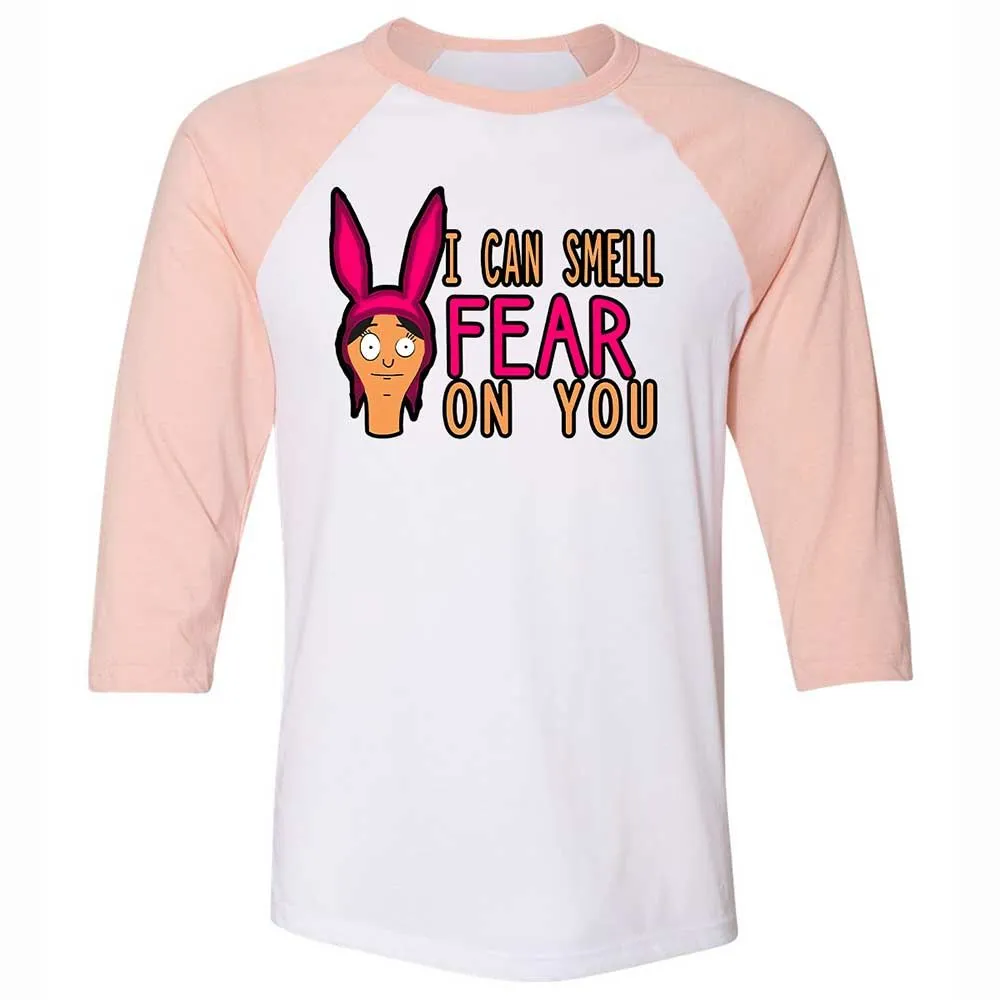 Unisex 3/4 Baseball Tee - 25Y6M3SG - White/Heather Peach - 5