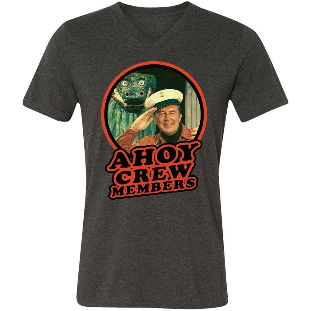 Unisex V-Neck T-Shirt - EG3N7DBD - Dark Grey Heather - 9