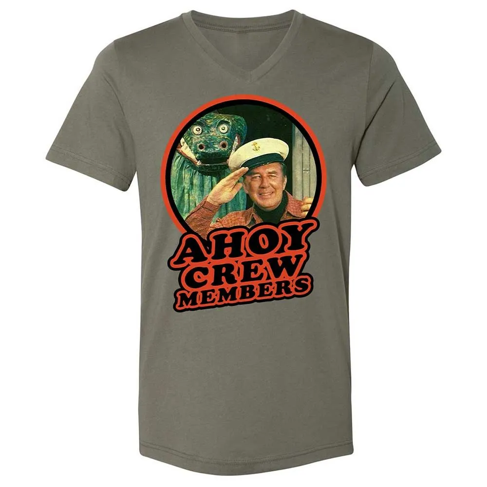 Unisex V-Neck T-Shirt - EG3N7DBD - Military Green - 11