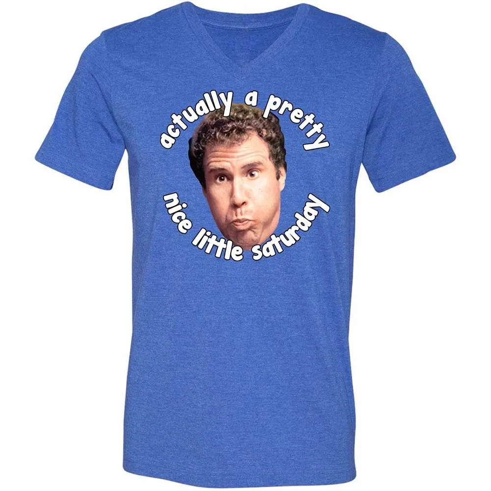 Unisex V-Neck T-Shirt - 264KK534 - Heather True Royal - 4