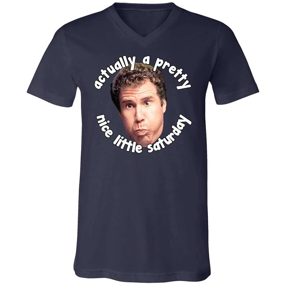 Unisex V-Neck T-Shirt - 264KK534 - Navy - 12