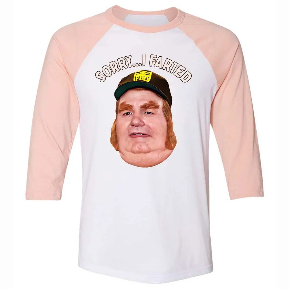 Unisex 3/4 Baseball Tee - KA44TRXA - White/Heather Peach - 5