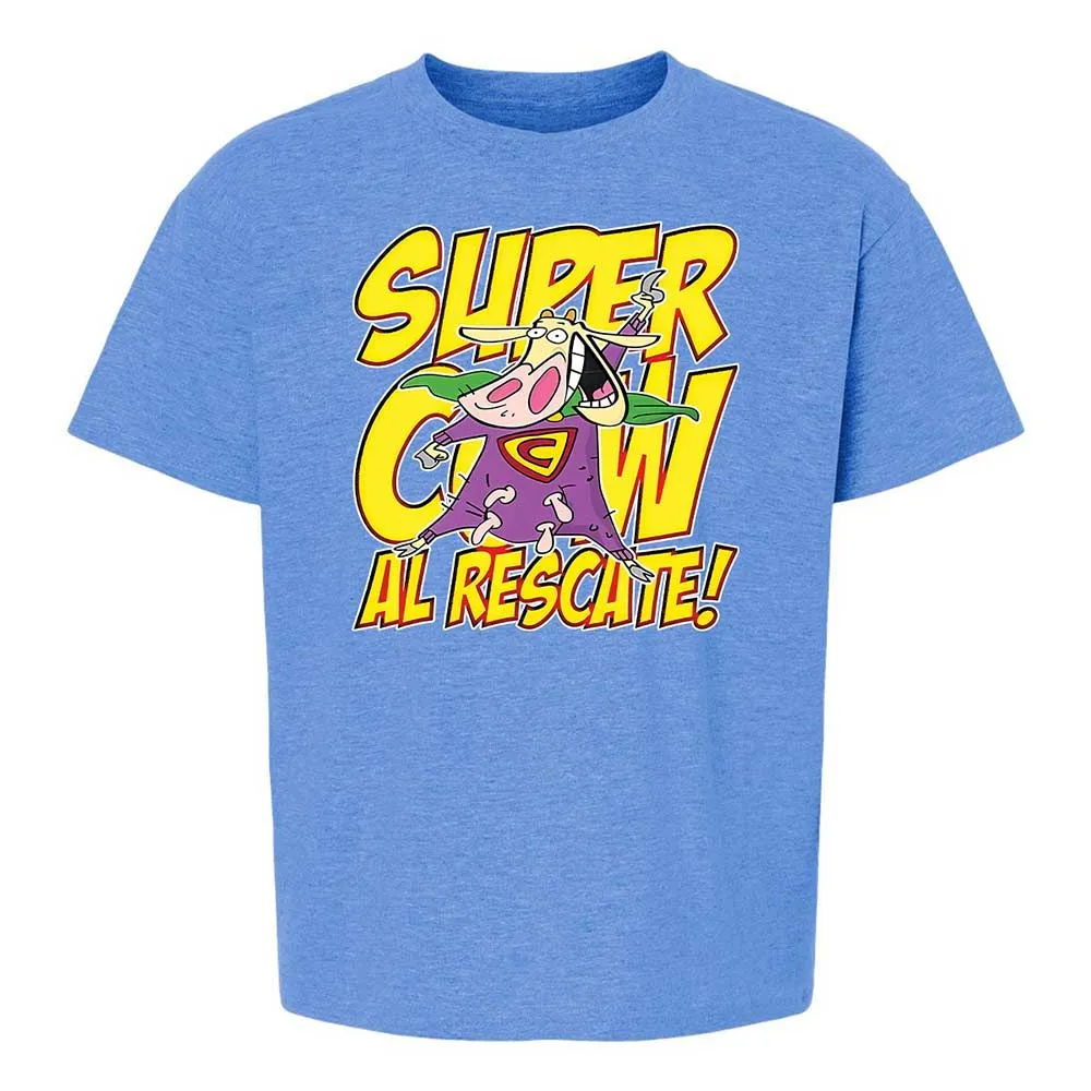 Kids T-Shirt - 1J4M8HQG - Heather Royal - 14