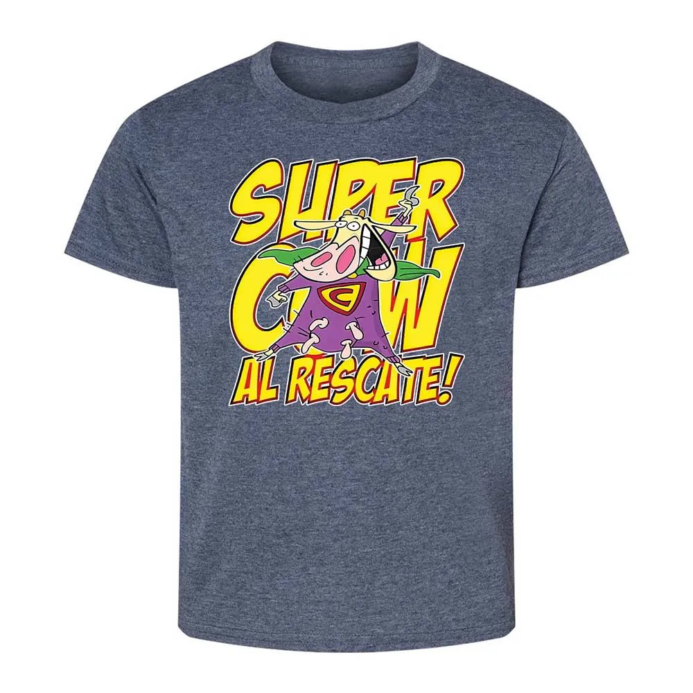Kids T-Shirt - 1J4M8HQG - Heather Navy - 15
