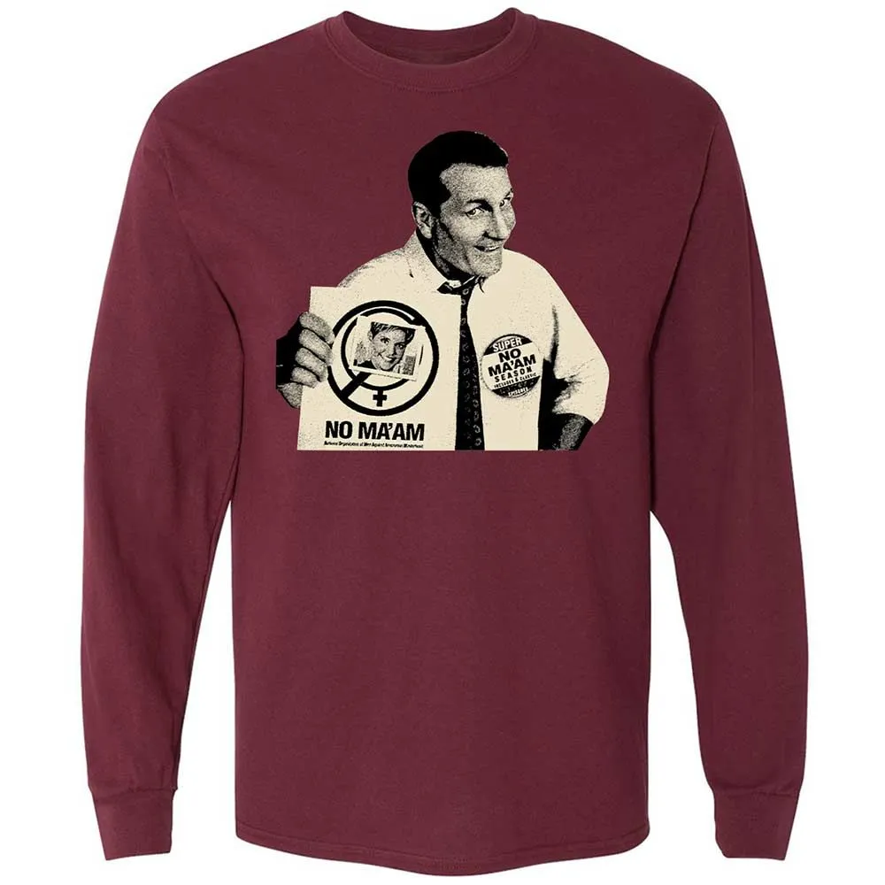 Long Sleeve T-Shirt - 7HMZUE7C - Maroon - 16