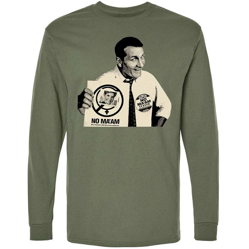 Long Sleeve T-Shirt - 7HMZUE7C - Military Green - 19