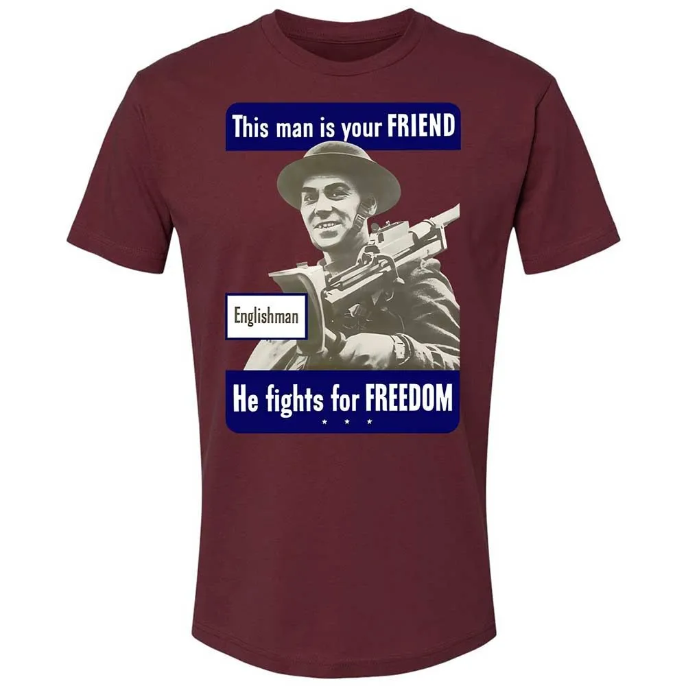 This man is your Friend - Maroon - 10