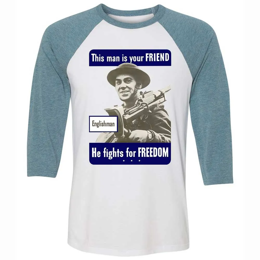 This man is your Friend - White/Denim - 3