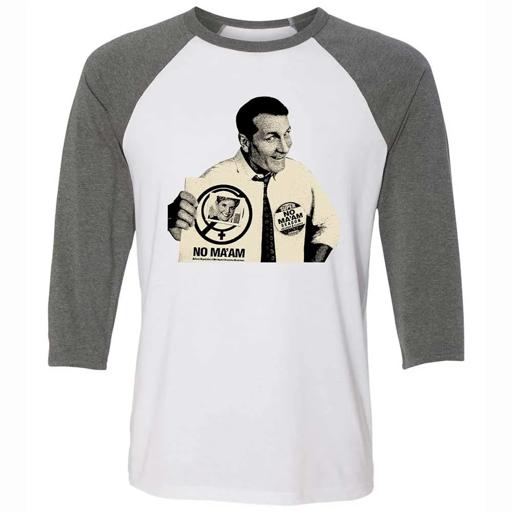 Unisex 3/4 Baseball Tee - VQ9HGGNY - White/Deep Heather - 11