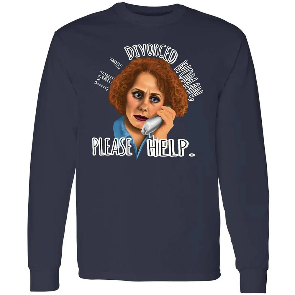 Long Sleeve T-Shirt - EYUHDL6H - Navy - 2